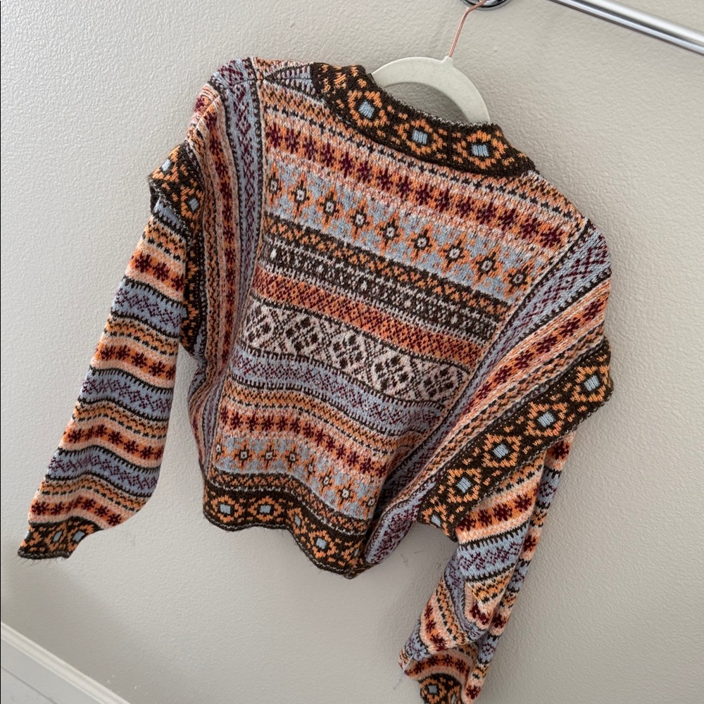 Mango Multicolor Patterned Sweater - Picture 4 of 4